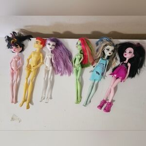 Monster High Dols Set Of 6